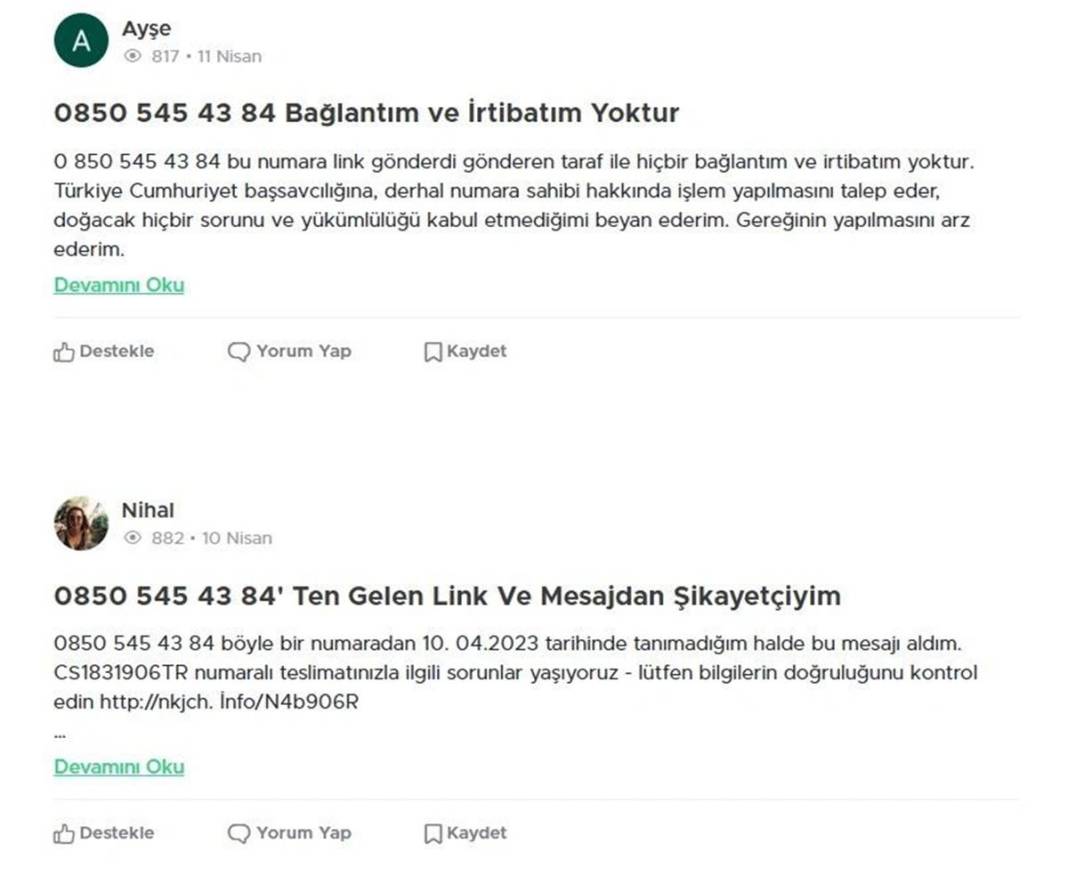 Bu numaralara dikkat: Dolandırılabilirsiniz! Spam yapan 0850 no'lu numaralar yayınlandı, hemen engelleyin 11